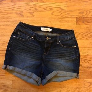 Torrid Jean shorts size 14 stretch